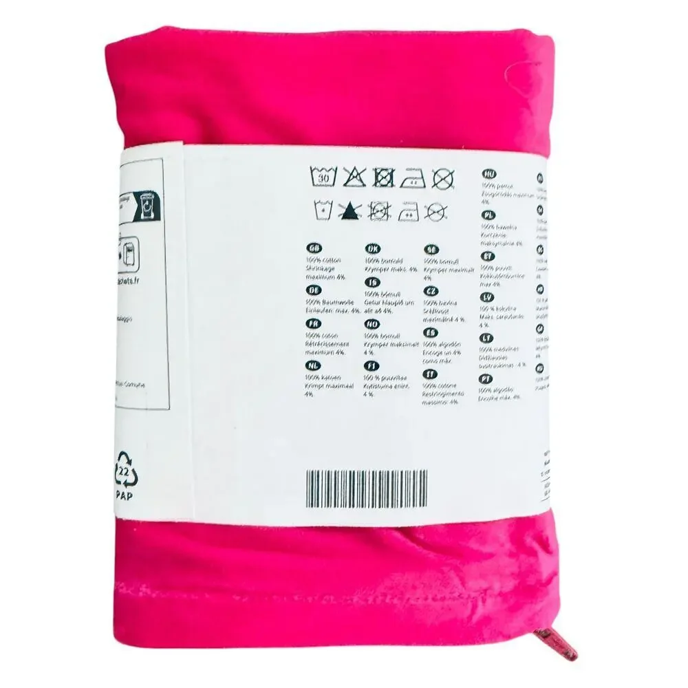 IKEA SANELA Bright Pink Cotton Velvet Pillow Cover 20